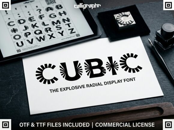 Cubic: Ignite Your Creative Projects with Explosive Typography