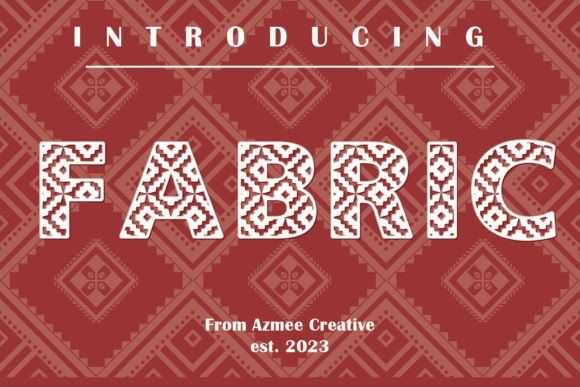 Fabric: A Bold Display Font for Impactful Design