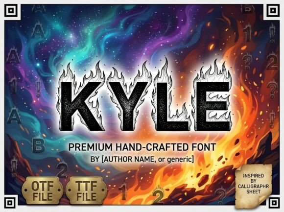 Kyle: The Decorative Display Font for Impactful Design