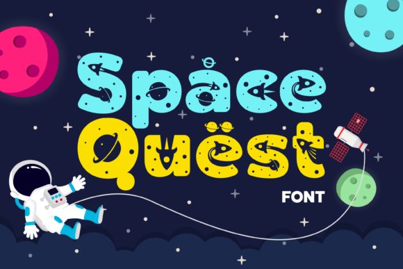 Space Quest Font: Bold Typography for Creative Standouts